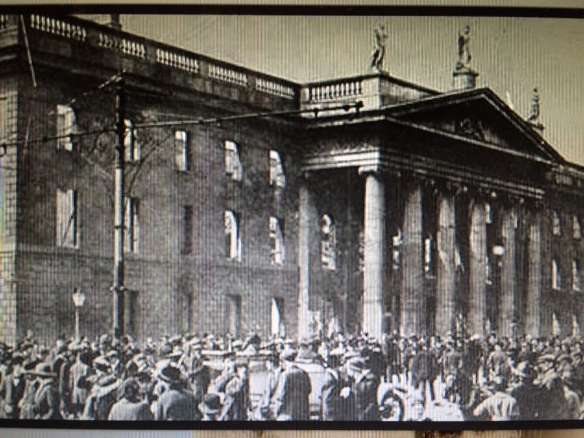 The GPO, O’Connell Street — headquarters of the 1916 Rising